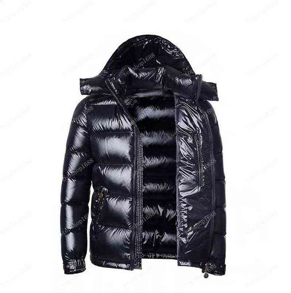 

2021 mens jacket down parkas classic casual winter coats outdoor feather keep warm coat outerwear hooded cold protection windproof doudoune, Black;brown