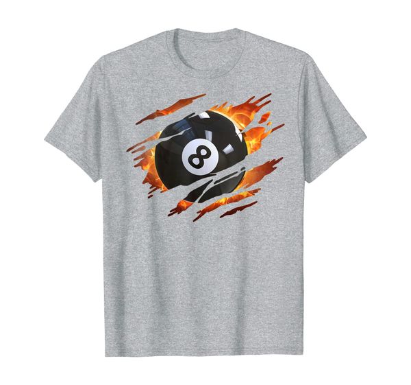 

billiards tshirts men 8 ball pool tshirts pool league gift, White;black