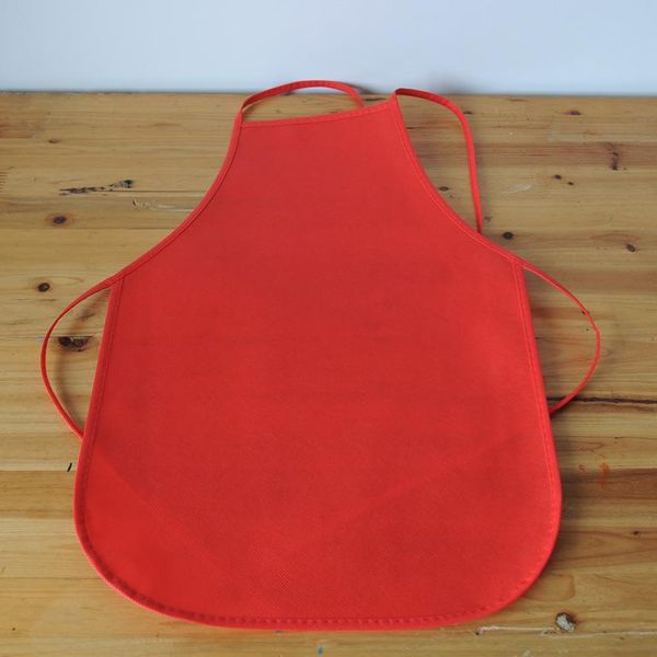 

aprons children's apron kids painting clothes kindergarten art disposable non-woven child