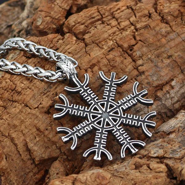 

popular fashion viking odin stainless steel pendant necklace jewelry, Silver
