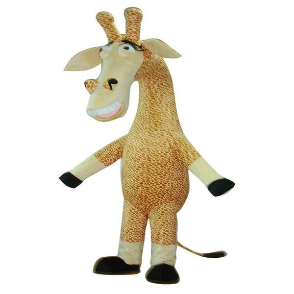 Costumi mascotte Costume mascotte giraffa Vestito operato Costume da personaggio animale Regalo UK Fursuit Vestito da cartone animato Carnevale Halloween Natale Pasqua Ad Cl