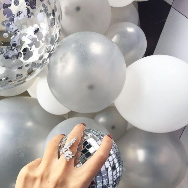 

wedding rings 2021 s925 sterling silver bohemian adjustable irregular spike crystal ring exaggerated novelty jewelry engagement gift, Slivery;golden