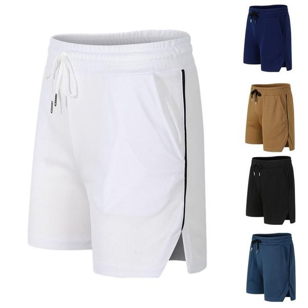 

men's shorts summer running plus size sports jogging fitnes training quick-drying gym sport sgym short, White;black