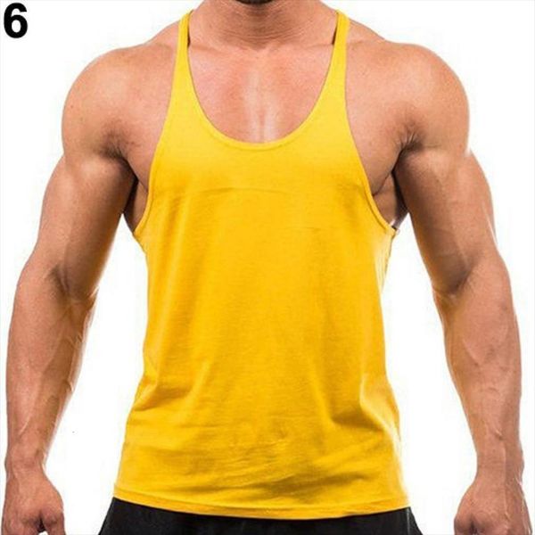

mens sleeveless singlets muscle vest gym fitness workout tank men waistcoat summer, White;black