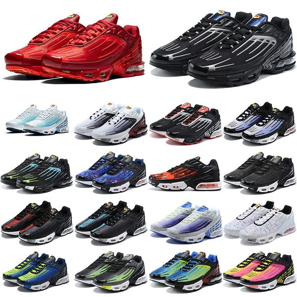 

new running shoes 3 mens womens triple white black red laser blue og bred orange sky purple nebula usa hyper royal neon parachute trainers s