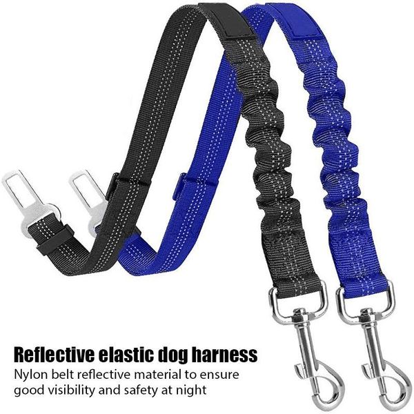 

dog collars & leashes leash supplies reflective nylon retractable elastic seat belt puppy vehicle car safety lever auto traction rope