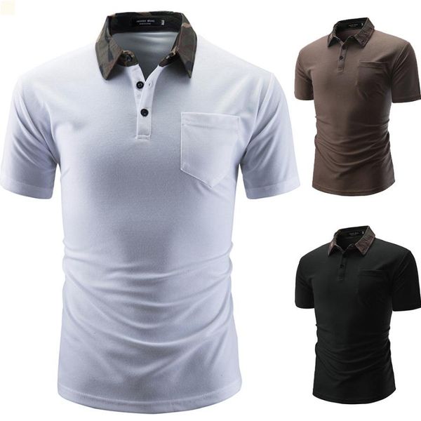 

fitness designers mens polo t shirt white men clothing men's t shirts male t-shirt 2021 ropa de hombre crop black dress collared classi, White;black