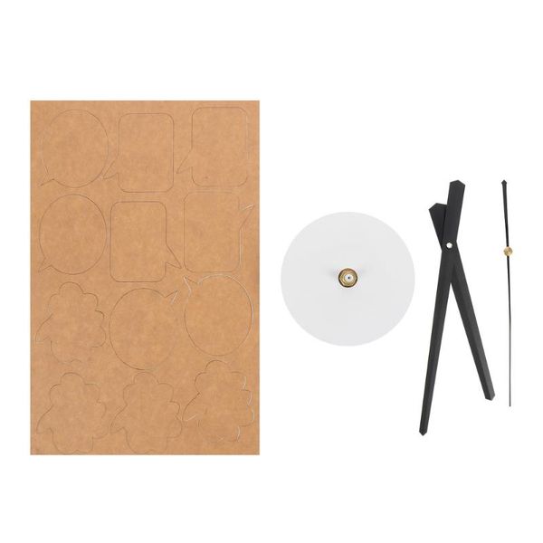 

wall clocks 1pc delicate clock unique diy sticker premium graffiti