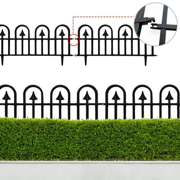 

fencing, trellis & gates 5pcs garden border pp plastic landscape edging plant bordering macrame fence for yard decoration outdoor