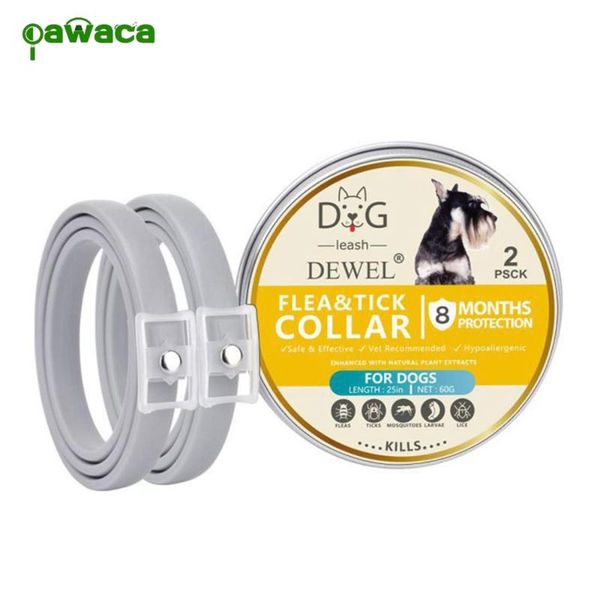 

adjustable pet dog collar anti flea & tick mosquitoes for outdoor protective dogs cats 8 month long-term protection collars leashes