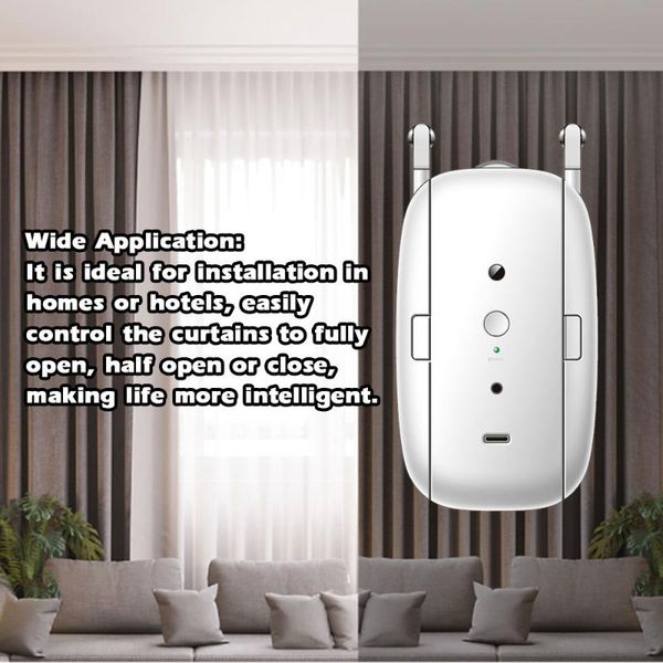 

smart home control tuya bt voice curtains robot wireless automatic curtain opener remote motor works with alexa google