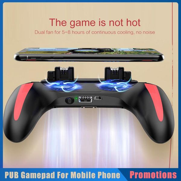 

game controllers & joysticks mobile gamepad pubg controller for android l1 r1 shooter triggers fire key button joystick joypad with c