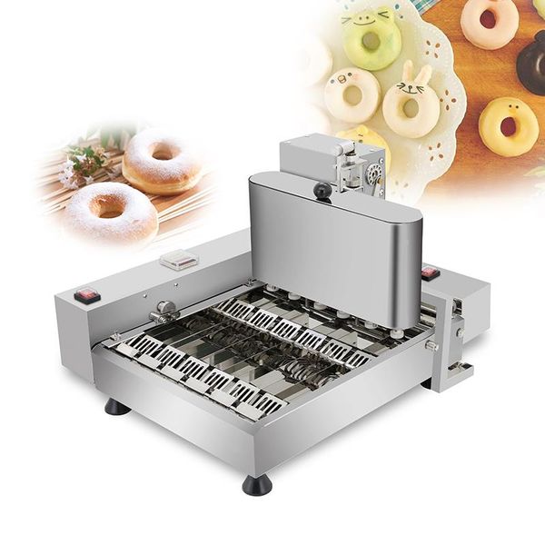 

bread makers full automatic doughnut making machine, 6-rows donut frying machine