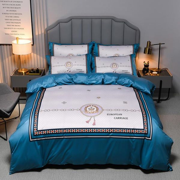 

bedding sets 3/4pcs set horse printed duvet cover bedclothes for home