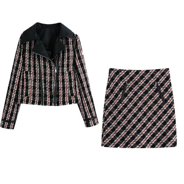 

women's tracksuits women' blazers set jacket suit elegant striped coat vintage cropped blazer long sleeve zipper outwear office l, Gray