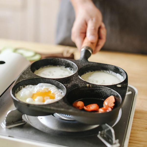 

small frying pan mold cooking pancake omelet breakfast round iron nonstick utensilios de cocina household products dh50jg pans