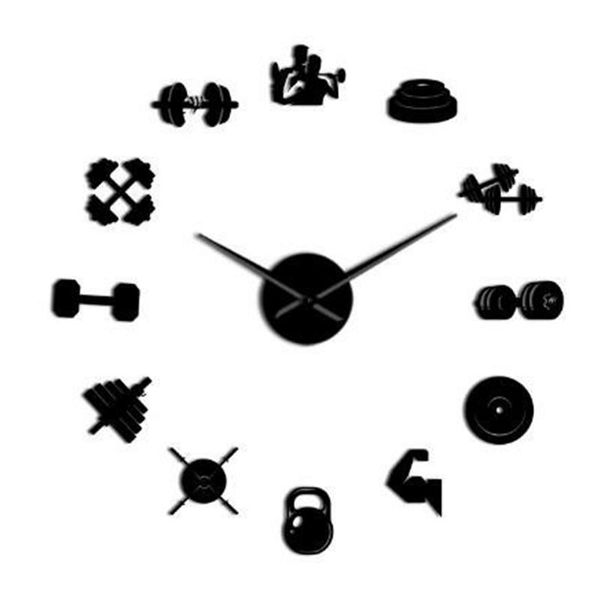 

modern quartz clocks diy 3d big wall clock sticker for living room decor