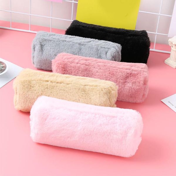 

plush kawaii pencil case cute lovely makeup bag for girls student stationery pen school supplies storage bags