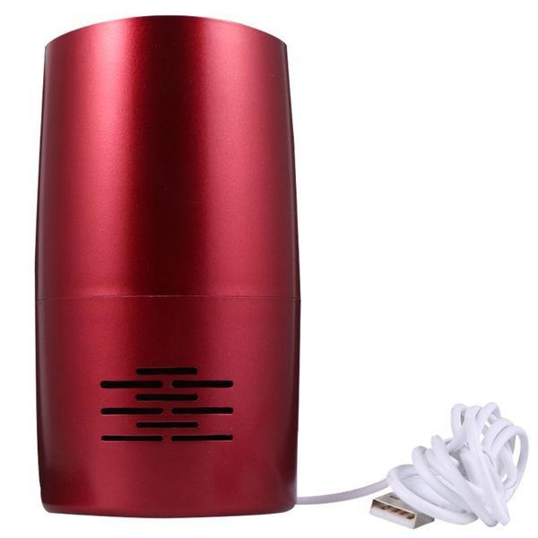 

car air freshener negative ion formaldehyde removal filter device usb purifier deodorizer portable for auto home (golden)