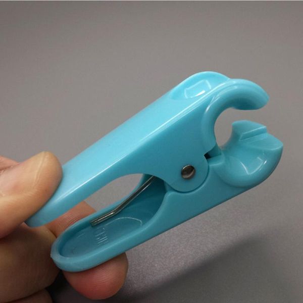 

bag clips 10pcs pinch clamp abs clothespin peg food sealing clip snack for home kitchen office (sky-blue)