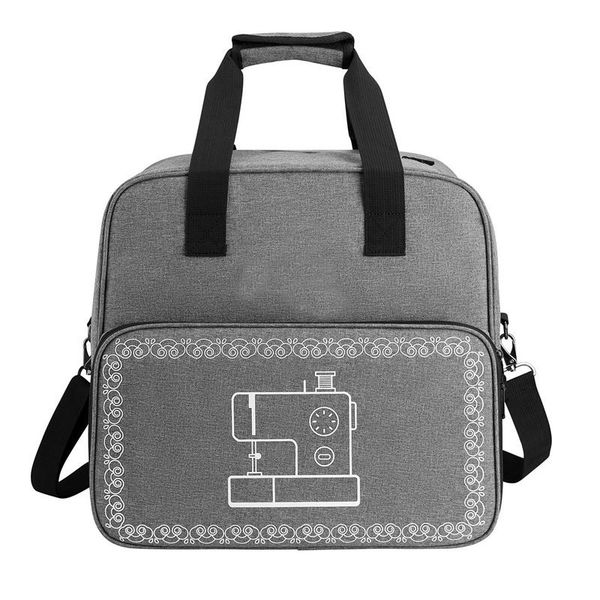 

sewing machine carrying case waterproof tote bag portable zipper for most standard machines and accessories storage bags
