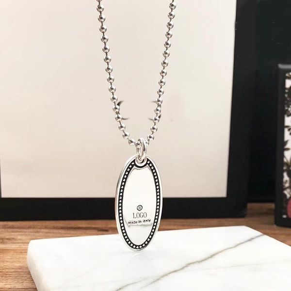 

chains 2021 silver 925 jewelry oval necklace glamour woman romantic luxury fashion dating gift christmas