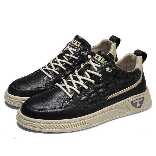 

plush board shoes fashion casual leather pattern youth winter men's cotton lazy, Black