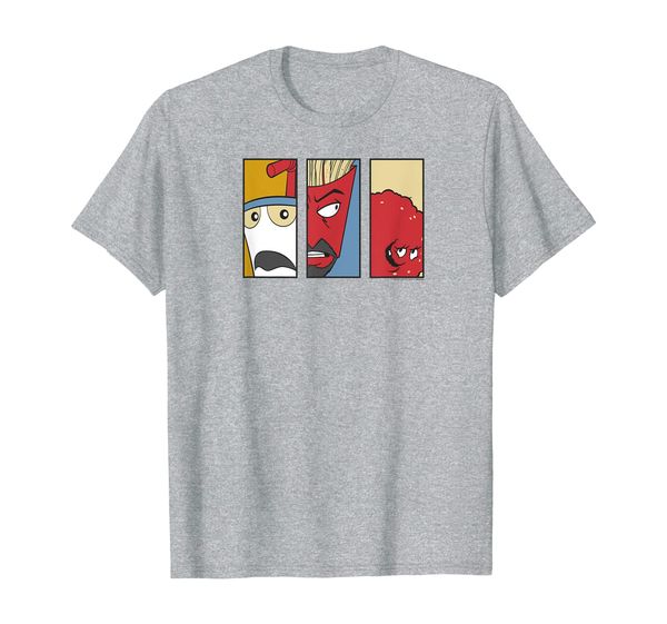 

aqua teen hunger force 3 rectangles aqua teen t-shirt, White;black