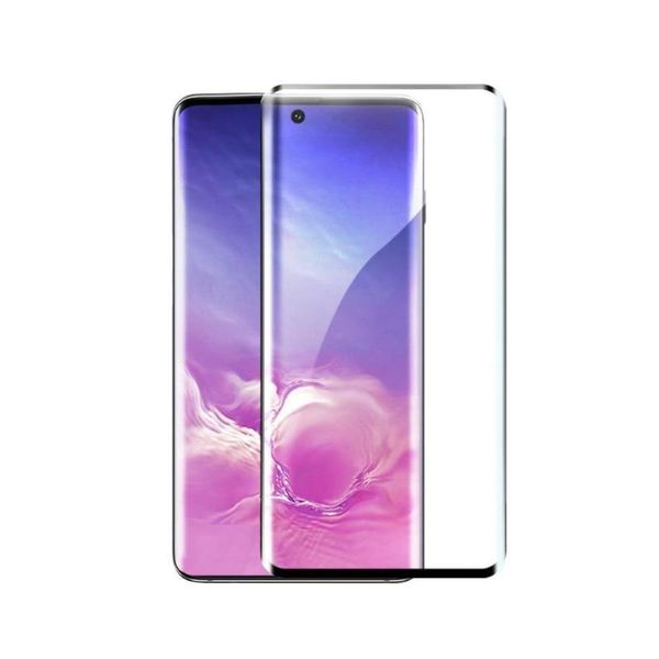 

cell phone screen protectors hd fingerprint unlock soft film 3d curved full protective glass for s20 plus ultra tempered pet