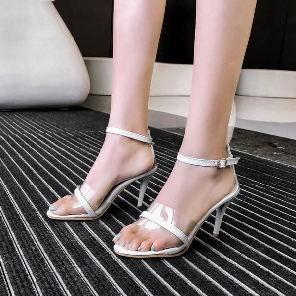 

plus size 11 12 13 word belt high heels sandals women shoes woman summer ladies, Black