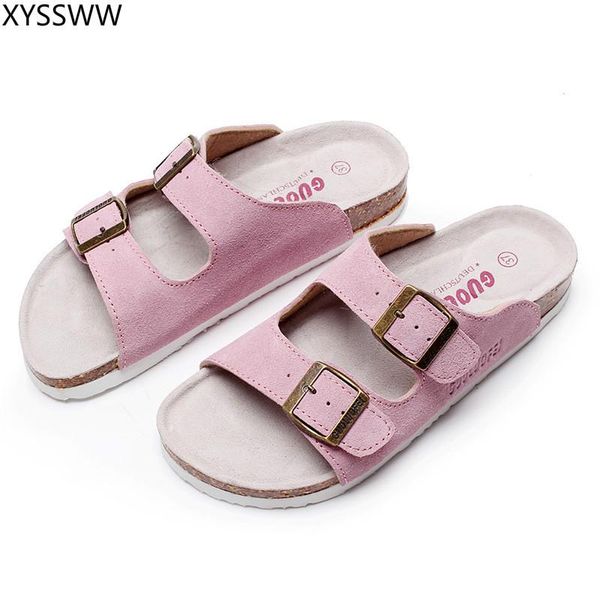

slippers 14 style women men cork slipper summer mixed color casual beach slip on flip flops slides shoes plus size 35-46, Black
