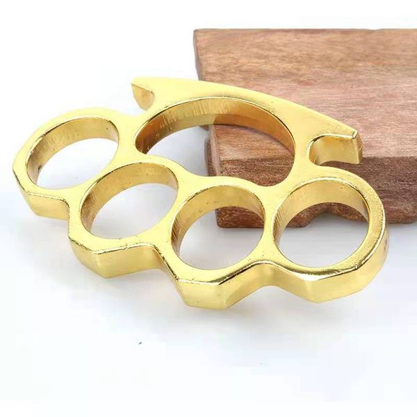

lrkc gilded thick 1m steel brass knuckle duster color black plating sier hand tool clutch high qlity 4 5qd w-7