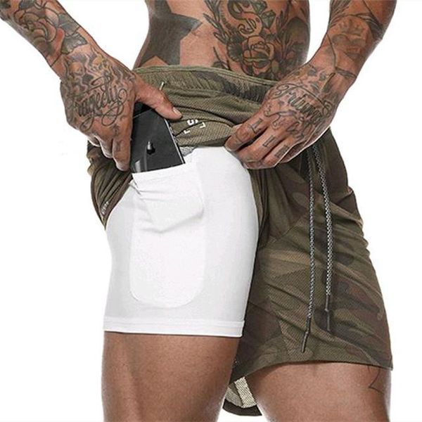 

men basketball sets sport gym quick-dry workout board shorts + tights for male soccer exercise hiking running fitness men's, White;black