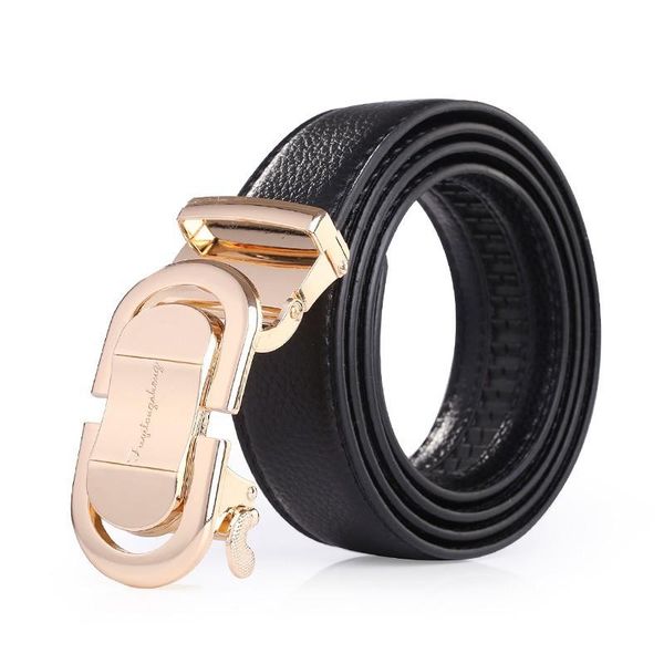 

belts 2021 retro fashion gold belt automatic buckle jeans for men leather business formal luxury high-quality r brand, Black;brown