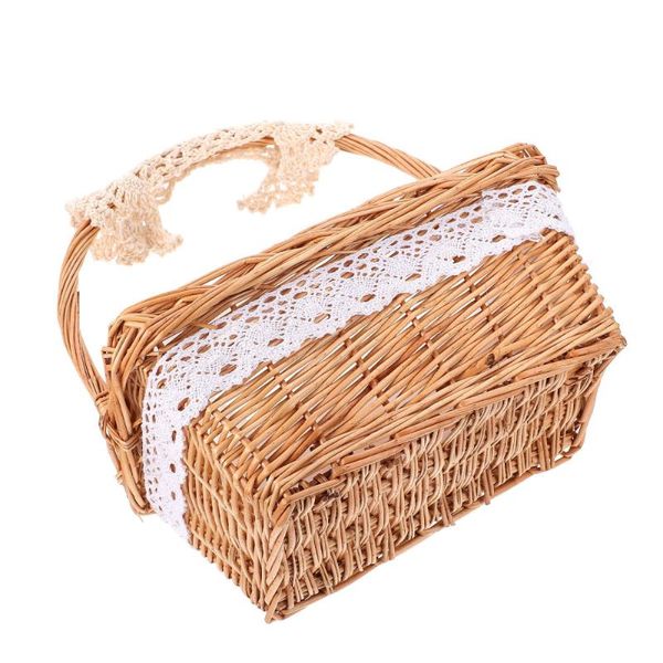 

storage baskets woven basket hand-woven flower multifunctional