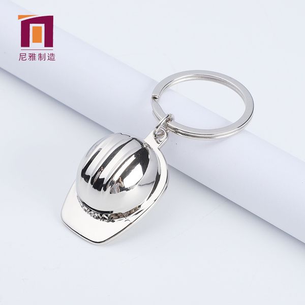 

factory engineering hat keychain pendant creative gifts