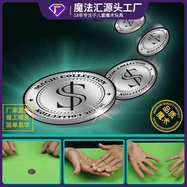 

magic collection primary school students' toys children's magic props strange stage games close-up performance coins disappear