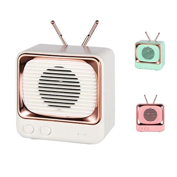 

portable speakers retro wireless bluetooth speaker creative gift cute tv mini