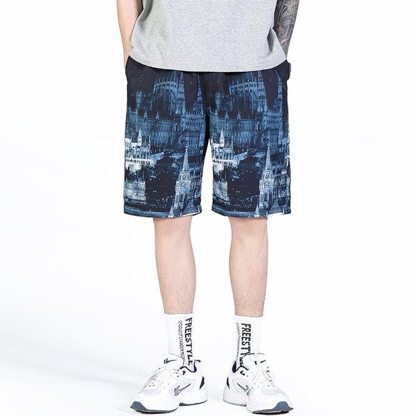 

men's shorts summer 2021 fashion casual bermuda black white big size beach male 6xl, White;black
