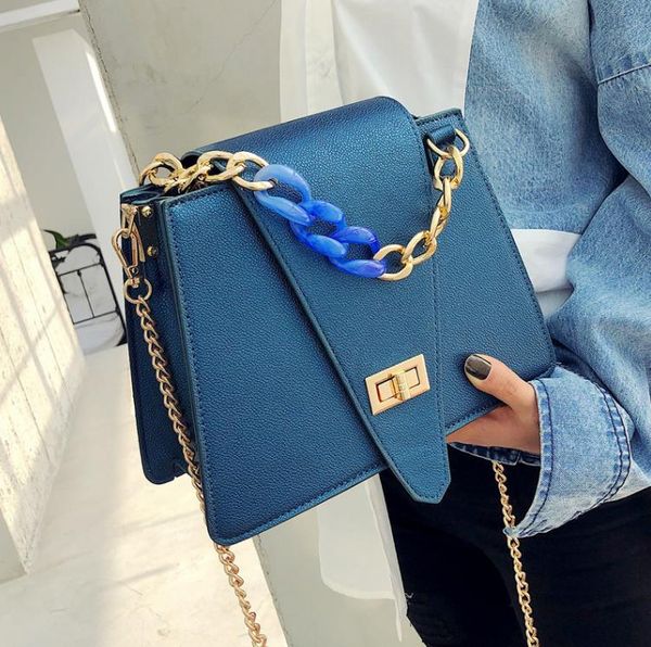 

female bags trendy wild messenger simple fashion chain shoulder bag