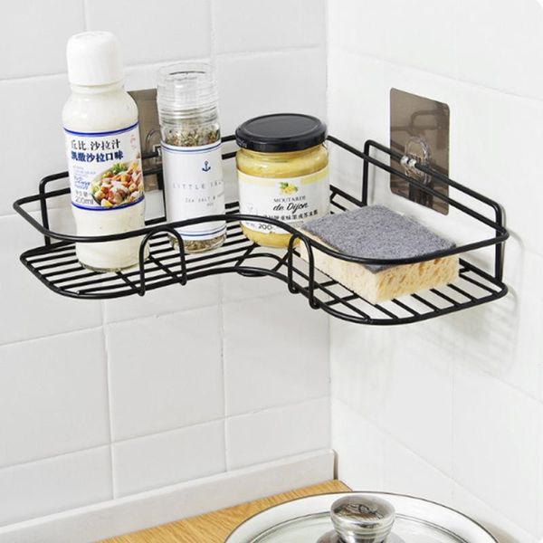 

bath accessory set bathroom accessories punch corner organiser basket fixtures wrought iron storage rack kitchen tripod wall holder