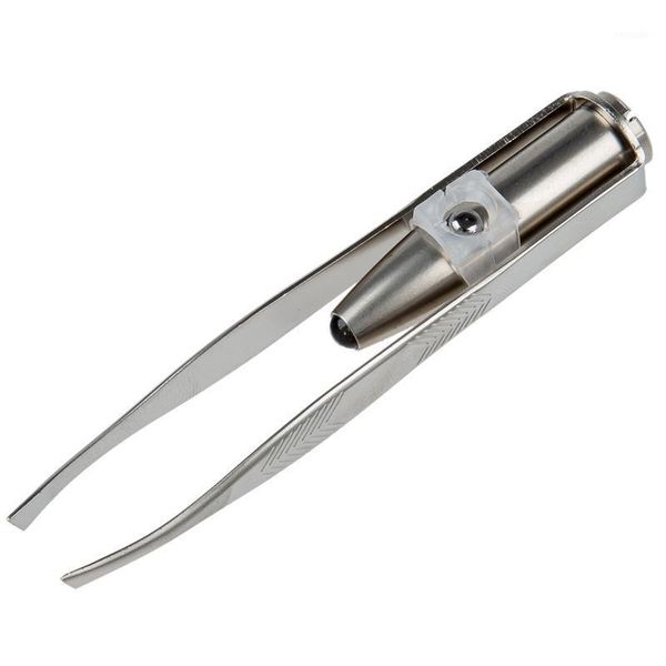 

makeup led light removal eyelash eyebrow hair tweezers tools & stencils1