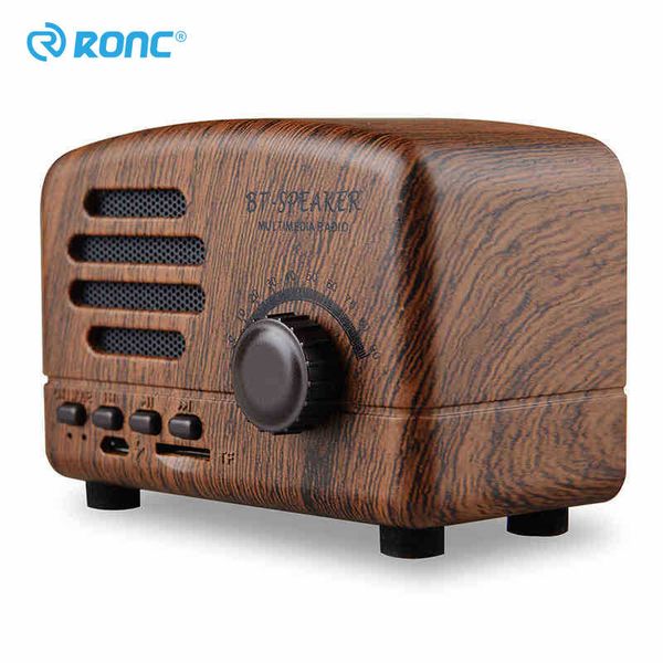 

retro bluetooth speakers wireless portable mini vintage speaker sound box audio music player support tf card fm creative gift