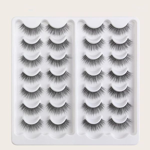 

pairs faux sable hair long thick eyelashes 3d mink natural false1