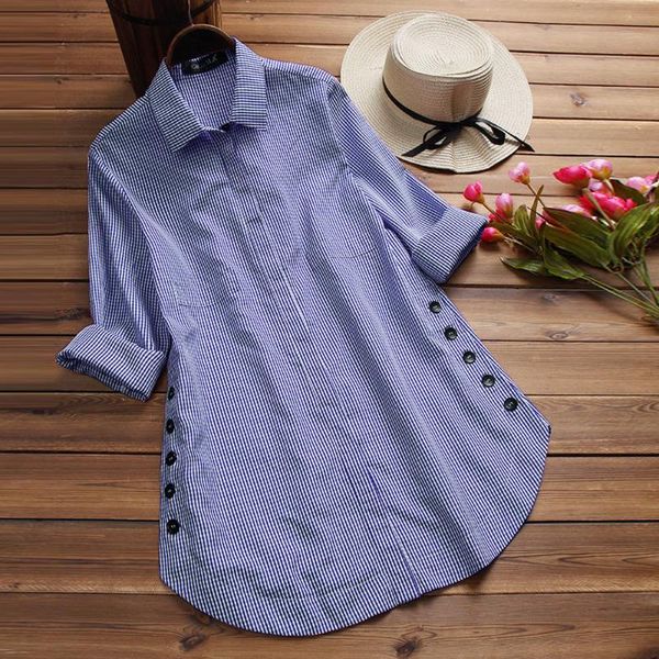

women's blouses & shirts long blouse sleeve lattice button casual shirt loose plus size ladies autumn chemisier femme, White
