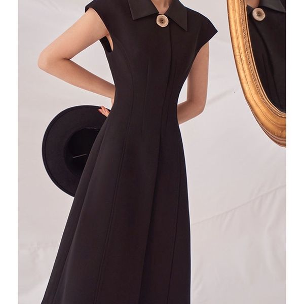 

casual dresses women summer back v-neck pure color slim high waist design long elegant clothes vestidos wl4p, Black;gray