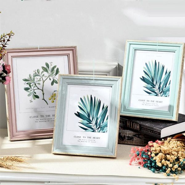 

frames 5/6/7/10/12 inch po frame wall mounted european wooden wall-hanging picture classical modern entrance home decor diy
