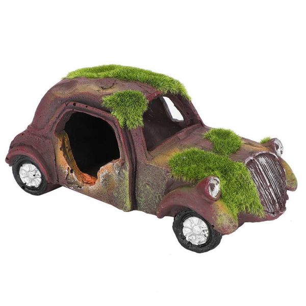 

decorations aquarium decor ornament resin vintage flocking car landscape decoration