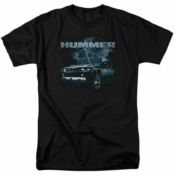

hummer stormy ride t shirt mens licensed auto truck tee black, White;black