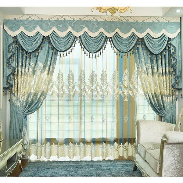 

curtain & drapes european luxury curtains for window styles living room elegant embroidered